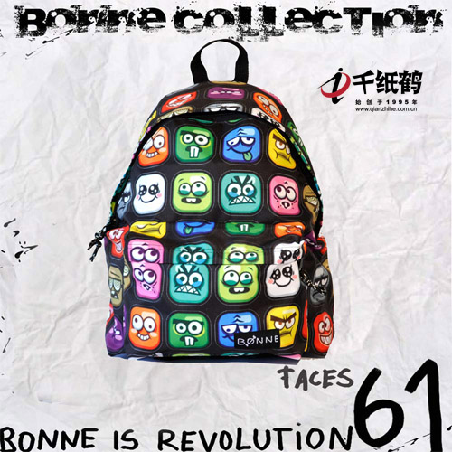 葡萄牙Bonne品牌超轻全彩印防水双肩背包 B6